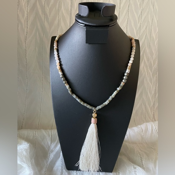 Antonia tassel Stella and Dot long necklace - Picture 1 of 5